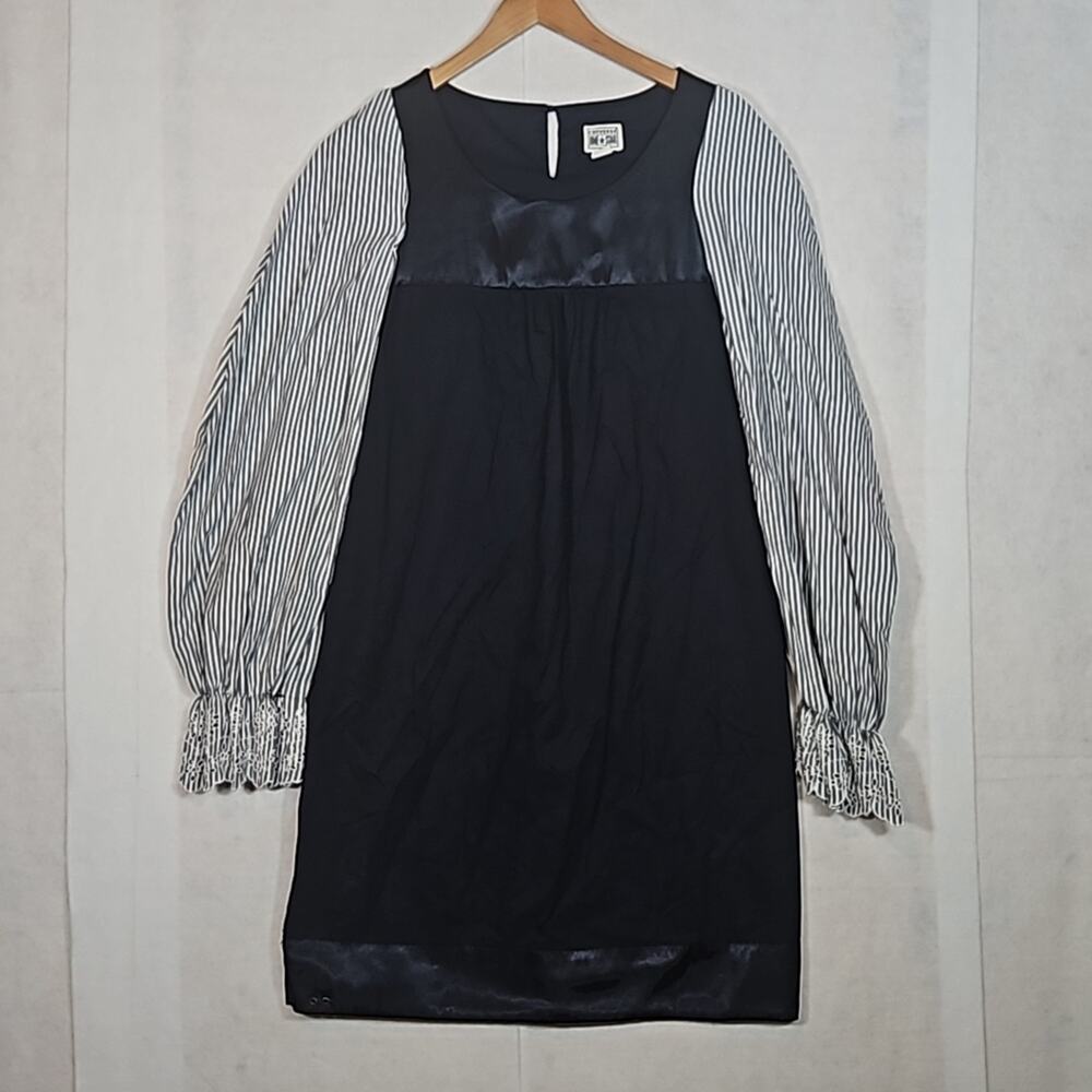 Converse One Star Navy Blue & White Striped Long Sleeve Dress Size 6